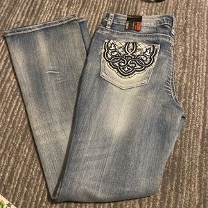 New boot cut jeans